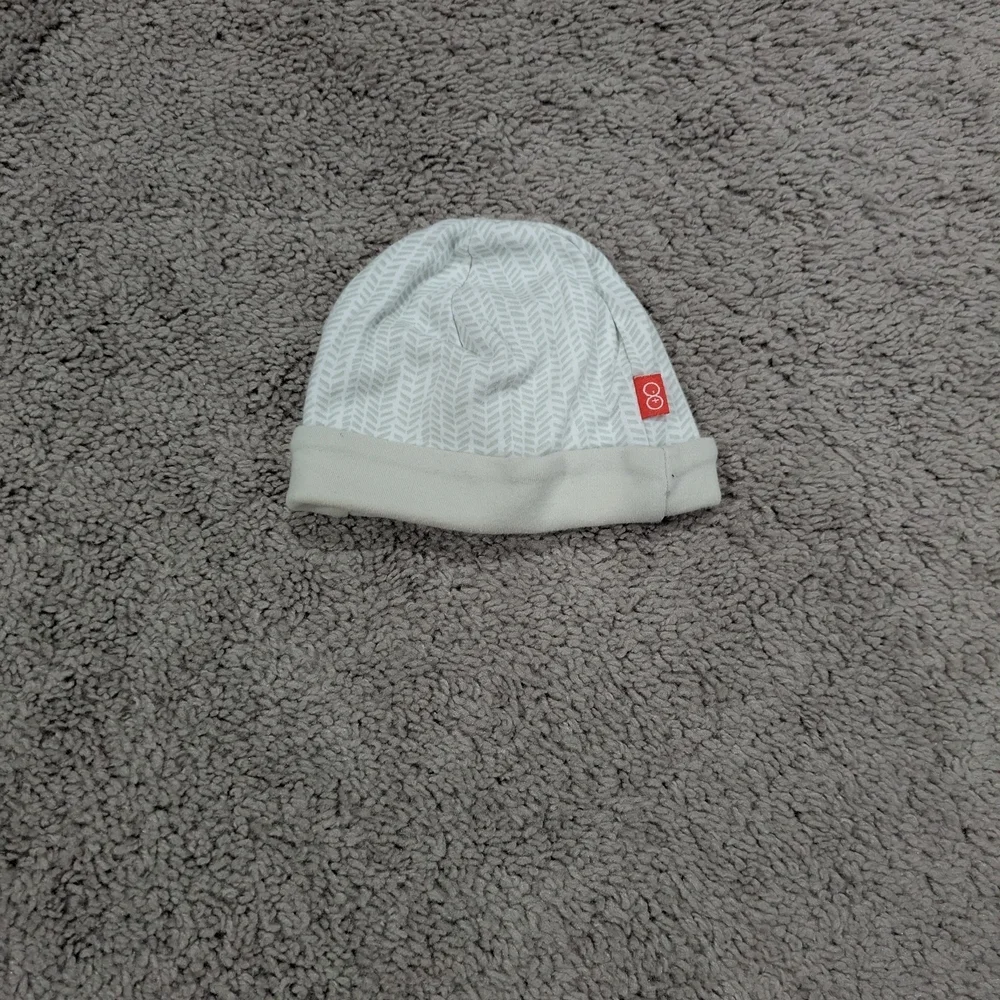 Magnetic Me Gray Patterned Baby Hat‎